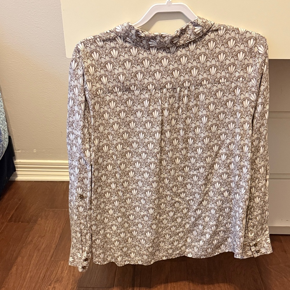 Gap Patterned Long Sleeve Blouse - image 5